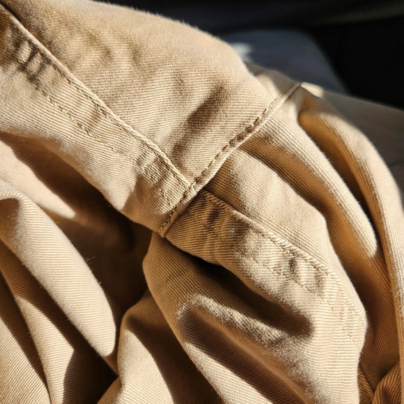 J Crew High Rise Girlfriend Chino‎ Pants Khaki Size 8 Preppy Old Money Capsule - Picture 7 of 11